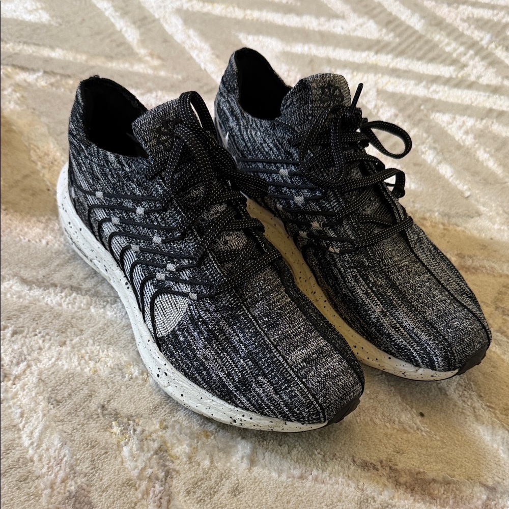 Nike ZoomX Pegasus Black and White Knit Sneakers